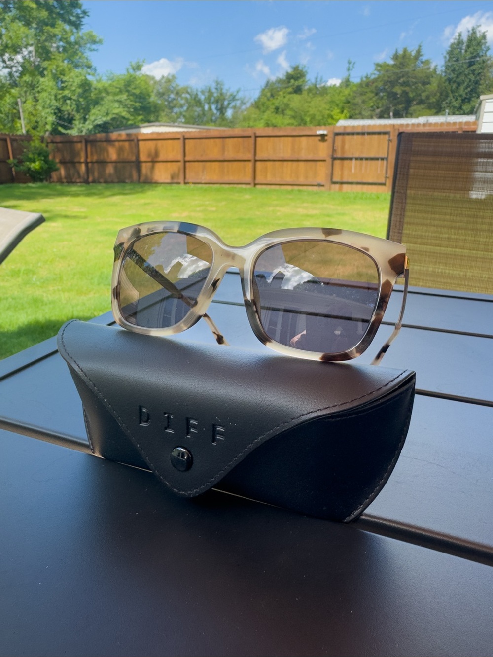 Diff Eyewear Tortoise Shell Sunglasses